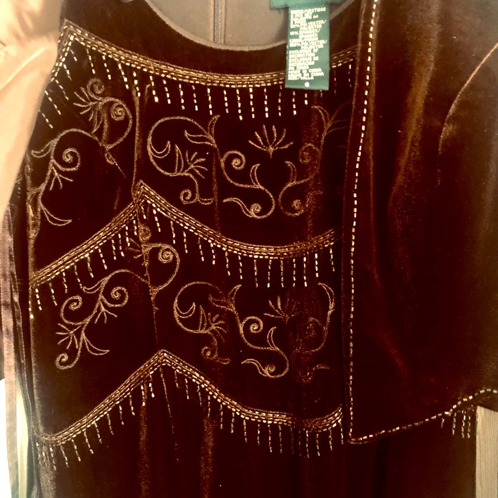 Beautiful Long Velvet Dress w/Jacket